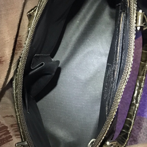 Vtg Tiffany & Fred Paris Alligator Embossed Purse - Picture 5 of 8